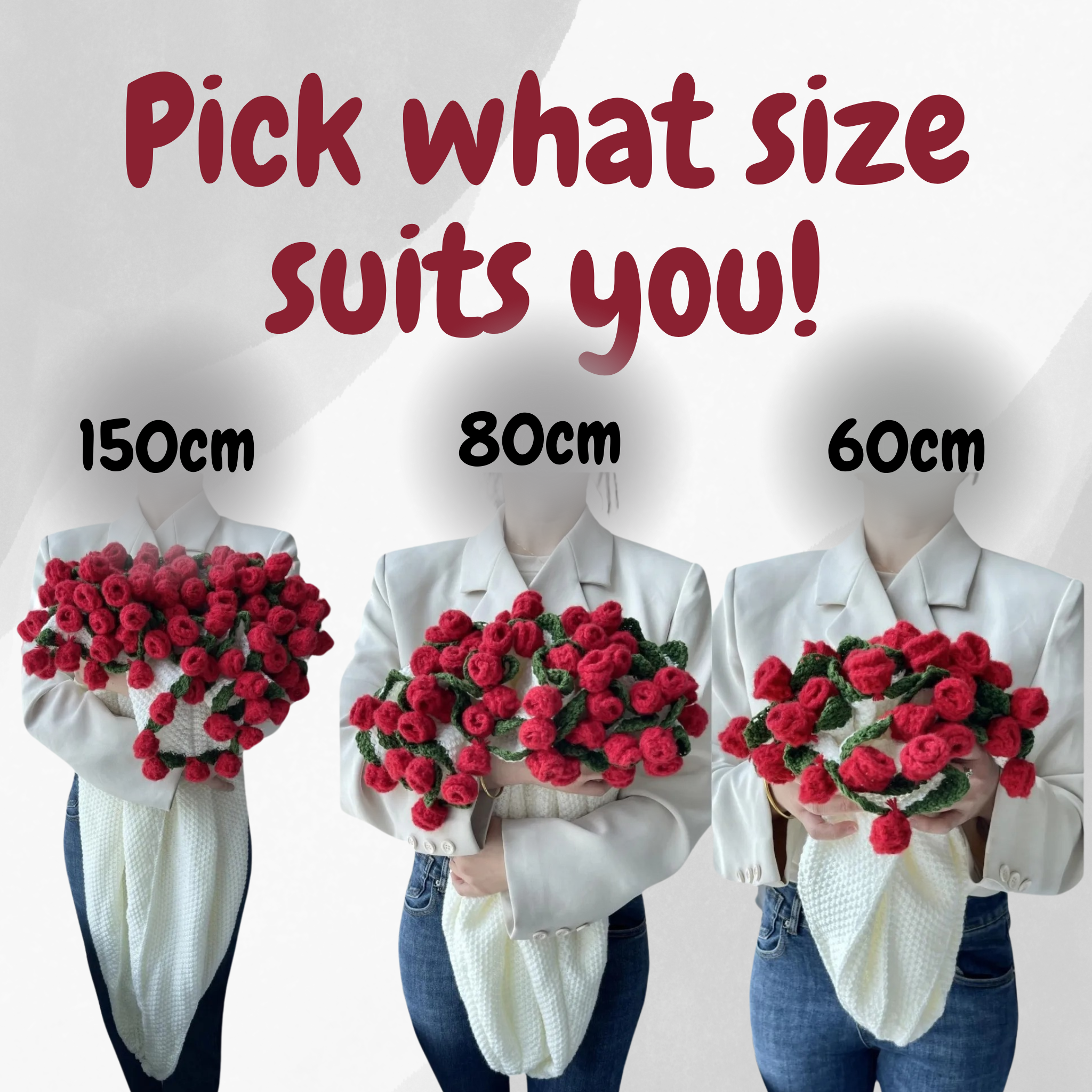 Crochet Rose Bouquet Blanket